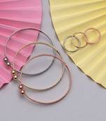 Multi color 3 pieces bracelets & rings