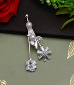 Silver color brooch use burkha pin & dupatta / saree pin