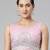 Flaher Women Embroidered Net Padded Saree Blouse