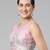 Flaher Women Embroidered Net Padded Saree Blouse
