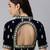 Flaher Women Embroidered Velvet Ready To Wear Padded Saree Blouse