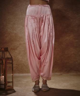 Blush pink & gold kurta set 3