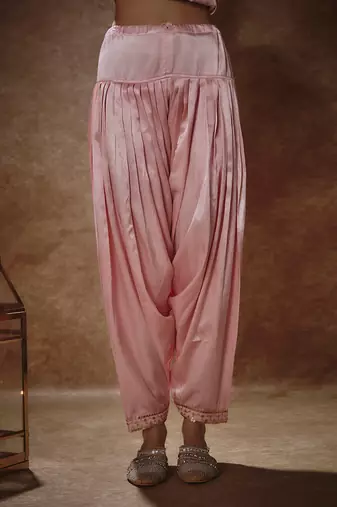 Blush pink & gold kurta set