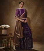Royal purple gharara set