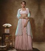 Barbie Pink & Mint Lehenga Set