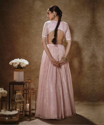 Barbie Pink & Mint Lehenga Set 2