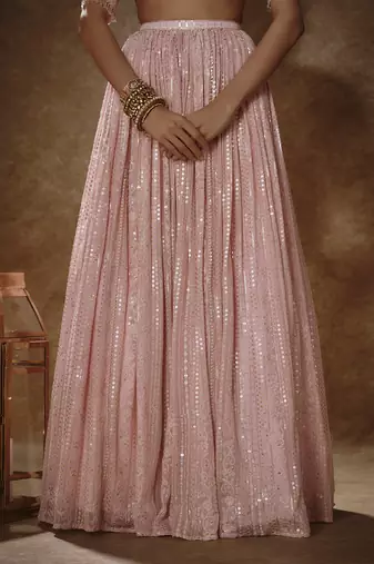 Barbie Pink & Mint Lehenga Set