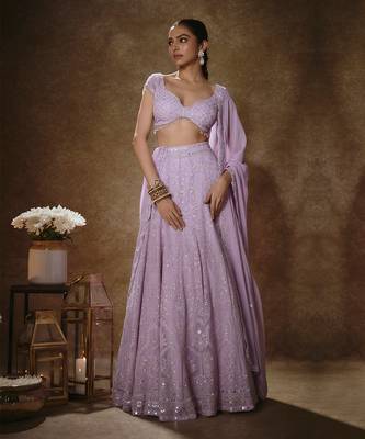 Lilac Lehenga Set 1