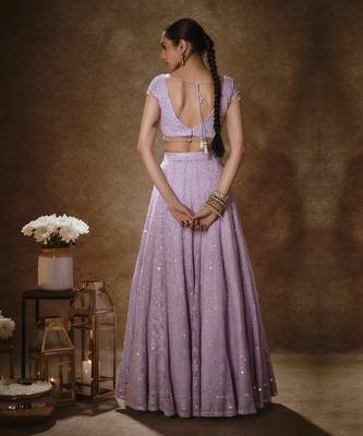 Lilac Lehenga Set 2