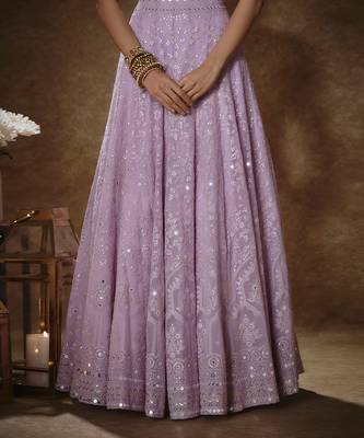 Lilac Lehenga Set 3