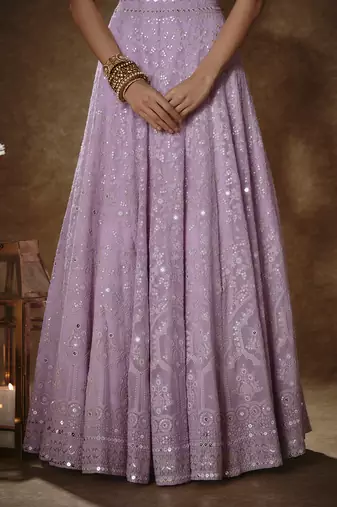 Lilac Lehenga Set