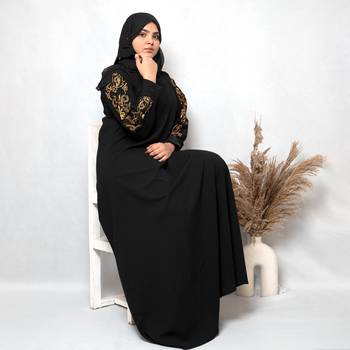 Black Wedding Abaya for Women 1