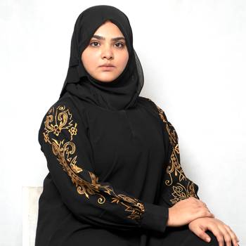 Black Wedding Abaya for Women 2