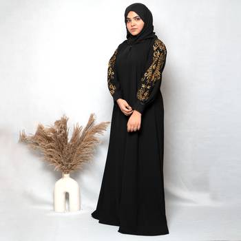 Black Wedding Abaya for Women 3