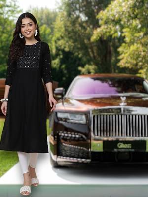 rayon kurti long-kurtis mirror work 3