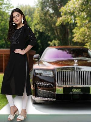 rayon kurti long-kurtis mirror work 4