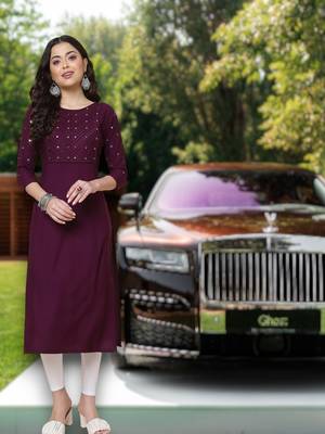 rayon kurti long-kurtis mirror work 3