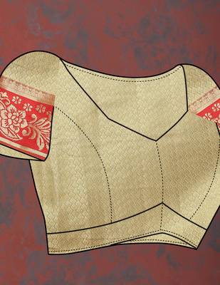 Mint Green Woven Self Design Cotton Katan Silk Saree With Blouse For Women 5