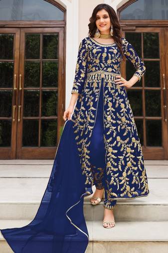Butterfly Net Coco Salwar Kameez Suit Anarkali Bottom main image 0