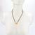 Classy Gold Tone Mangalsutra With Double String; Heart Shape
