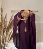 Purple Party Wear Kaftan for Women