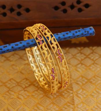 Gold Platted Bangles 2