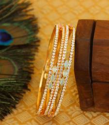 Gold Platted CZ Bangles