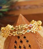 Matte Finish Temple Bangles