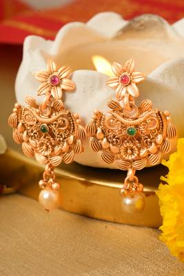 gold temple necklace set 3
