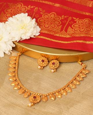 Yellow Gold Plated necklace-sets 1