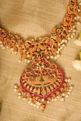 Yellow Gold Plated necklace-sets 2