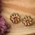 Traditional Flower Kundan Stud Earrings for Festive Celebrations