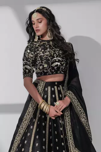 Nasreen Black Blouse