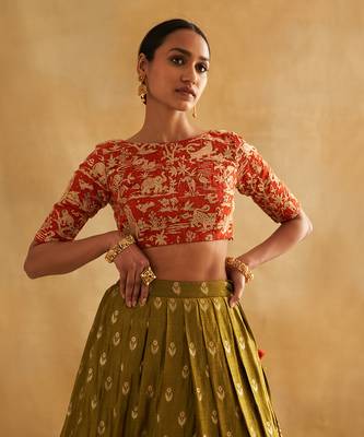 Kunjana Red Blouse 1