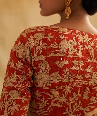 Kunjana Red Blouse 2