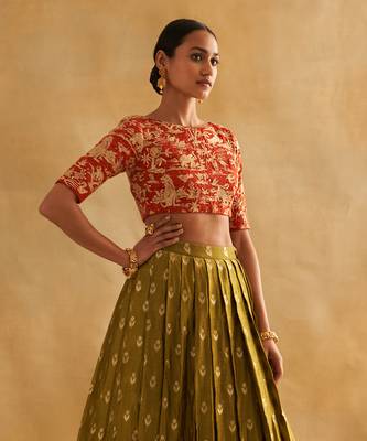 Kunjana Red Blouse 4