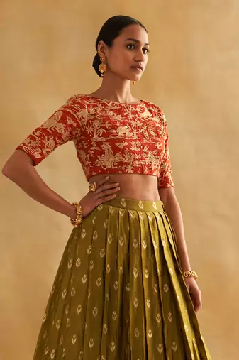 Kunjana Red Blouse