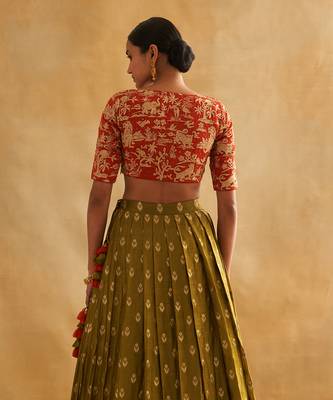 Kunjana Red Blouse 5