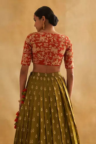 Kunjana Red Blouse