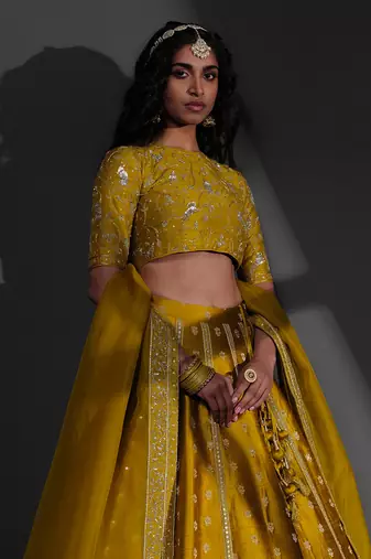 Sameena Mustard Blouse