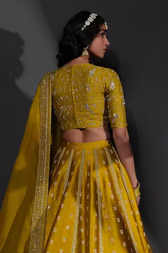 Sameena Mustard Blouse