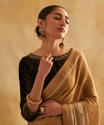 Rumeha Moss Green Blouse 2