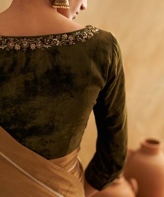 Rumeha Moss Green Blouse 5