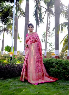 Banarasi Silk Woven Sarees, Banarasi Sari 1