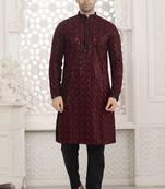 Arruga stylish black sequins kurta pajama