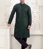 Arruga stylish black sequins kurta pajama