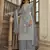 Grey net embroidery salwar suit