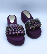 Crystal purple wedges