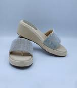 Step love gold wedges