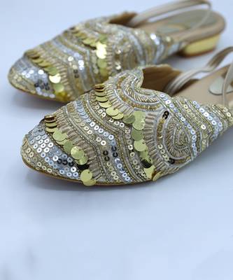 Kaliaa gold heels 2